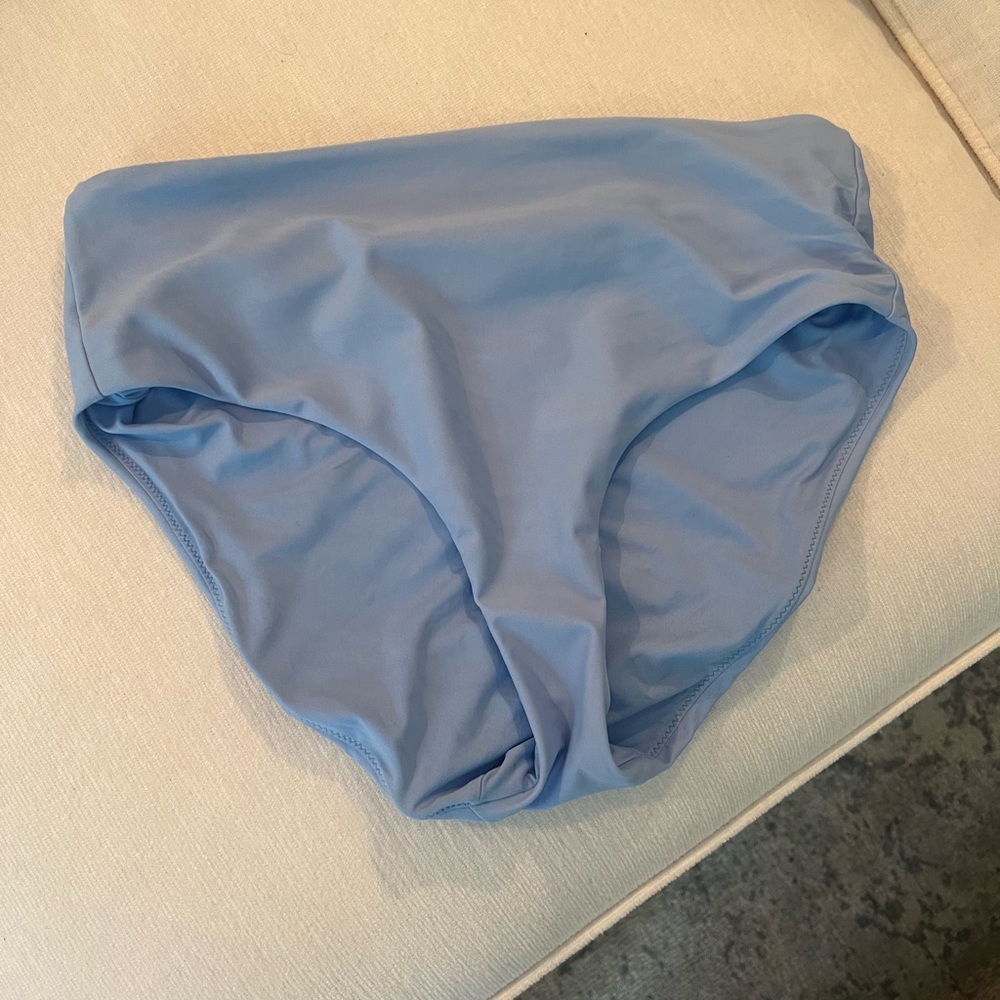 Quince Light Blue Sky High-Waisted Bikini Bottom - Picture 5 of 8